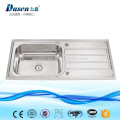 Foshan OEM Built-in Drainboard SUS304 Fregadero 500 mm con protección de borde